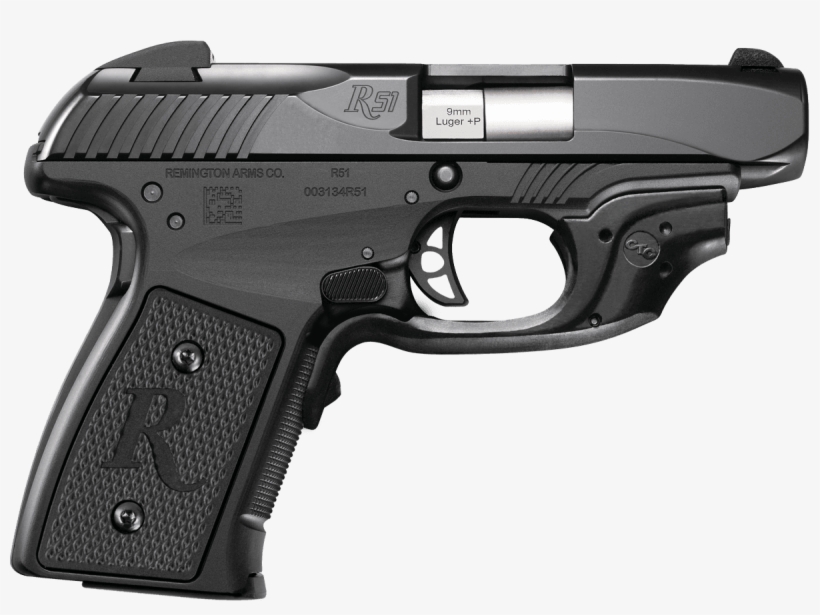 Remington R51 Crimson Trace - Remington R51 Pistol, transparent png #4170350