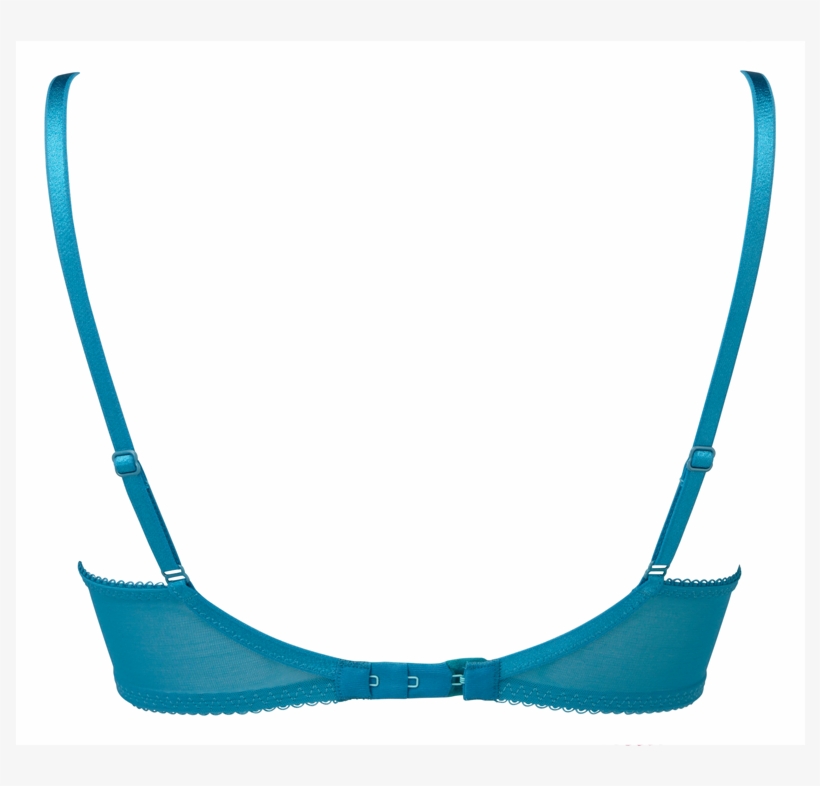 Superboost Lace Plunge Bra Enamel Blue Rear Shot - Women's Gossard Lace Plunge Bra, transparent png #4170380