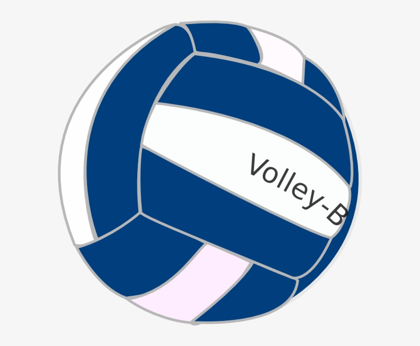 Sports Clipart Image Of Womens Beach Volleyball Players - Volleyball Blue Png, transparent png #4170587