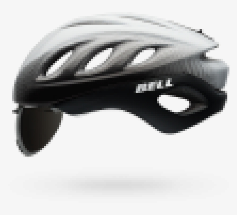 Bell Star Pro Shield Helmet White/black Blur Small - Bell Star Pro Aero Helmet With Shield, transparent png #4171043