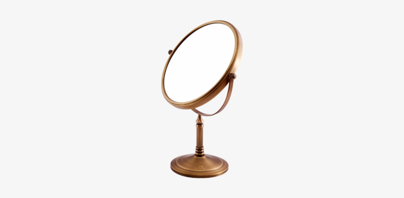 Magnifying Mirror - Brass, transparent png #4171110