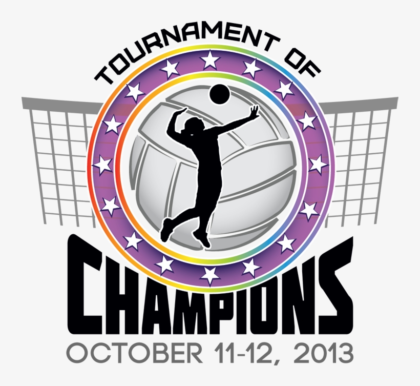 Volleyball Champions Logo - Volleyball Logo Design, transparent png #4171139