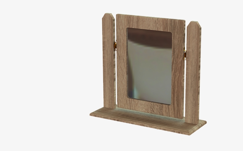 Single Square Mirror - Bed, transparent png #4171182