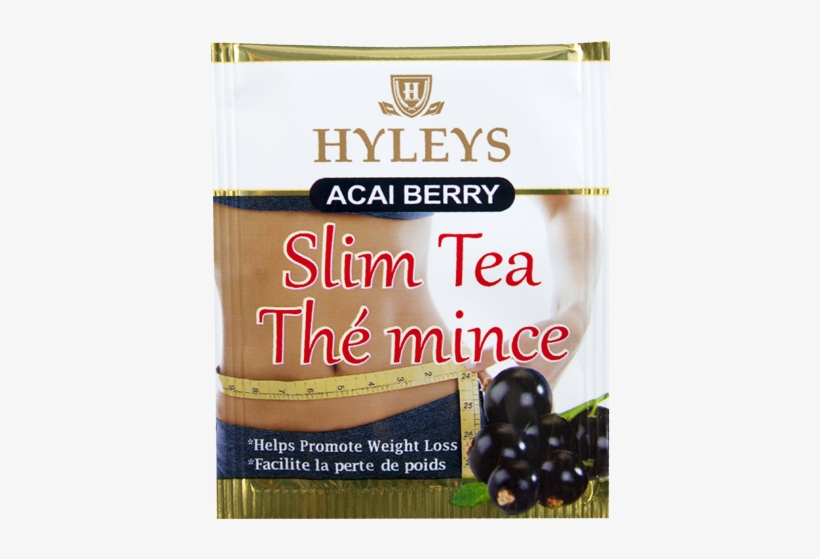 Hylyes Slim Tea Acai Berry In Foil Packet - Hyleys Tea Slim Tea, Acai Berry, 1.32 Ounce, transparent png #4171249