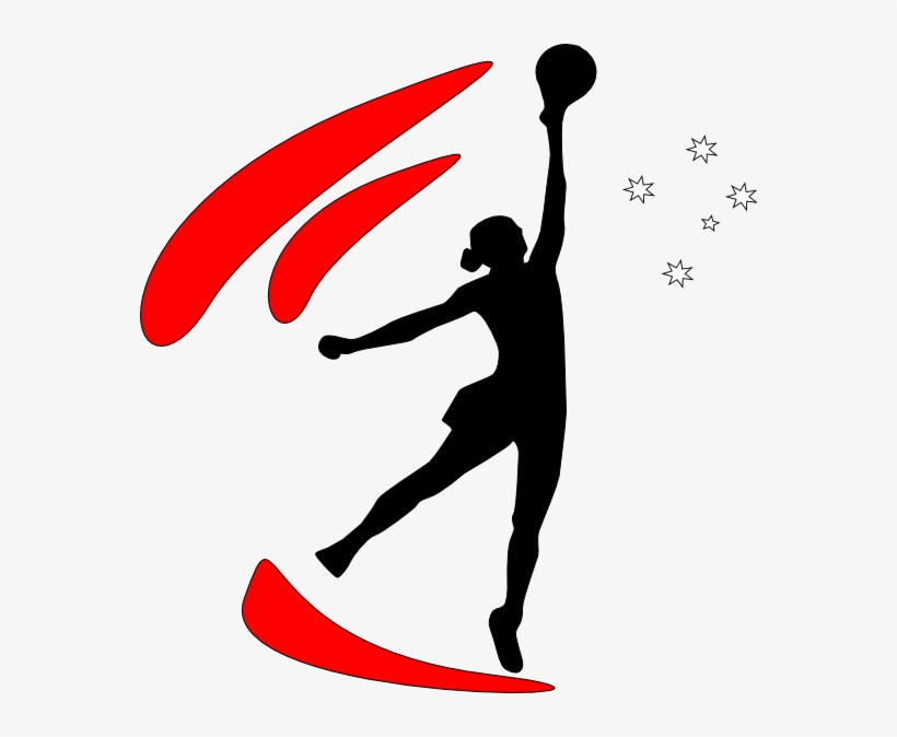 Netball9 Clip Art At Clker Netball Vector Free Transparent Png