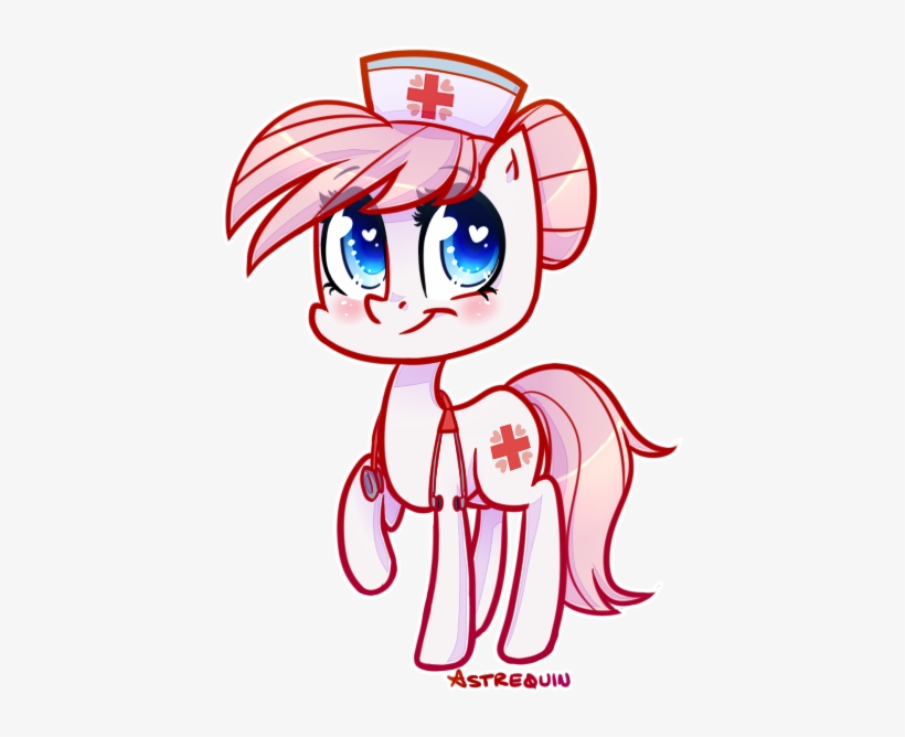 Astrequin, Cute, Heart Eyes, Nurse Redheart, Raised - Nurse Redheart, transparent png #4171551