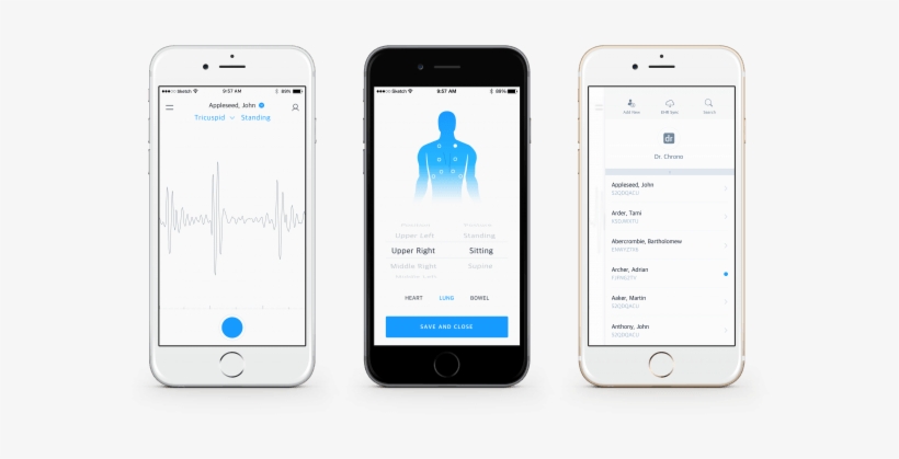 Eko Core Digital Stethoscope - Dessert, transparent png #4171673