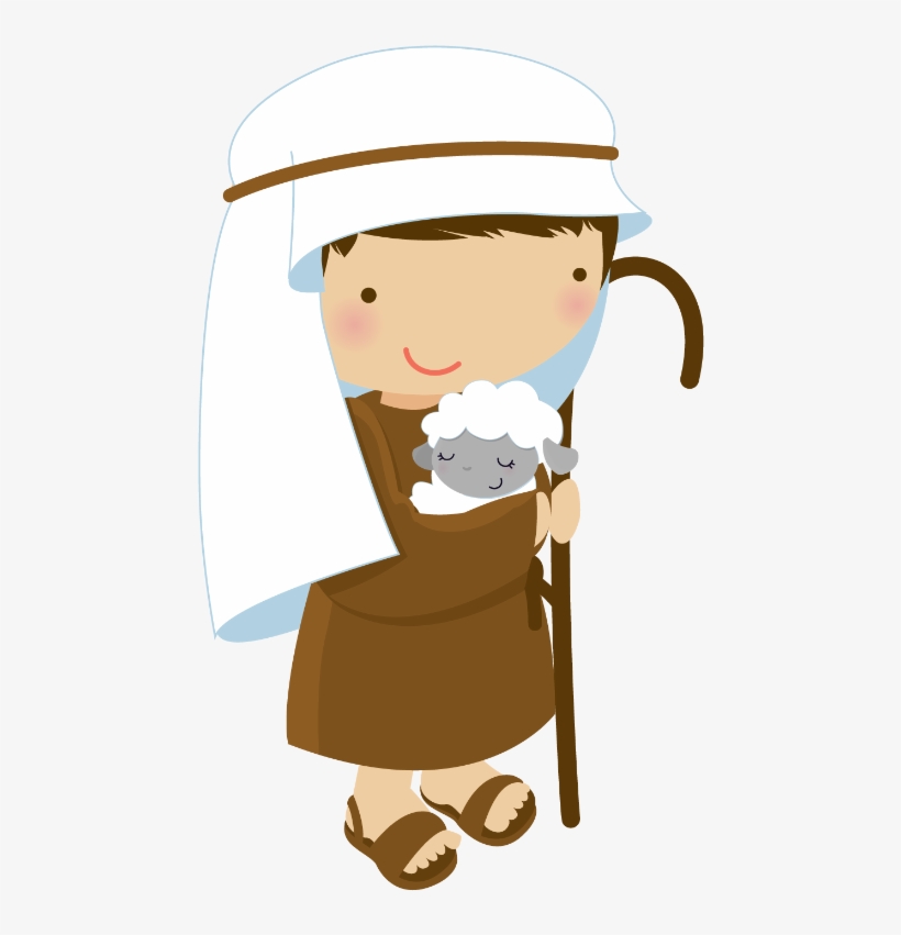 Jesus Christmas Clipart - Pastor De Ovelhas Png, transparent png #4171716