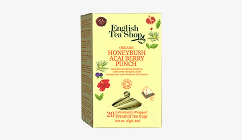 Honeybush Acai Berry Punch - English Tea Shop Chocolate Super Berry Burst 30g, transparent png #4171914