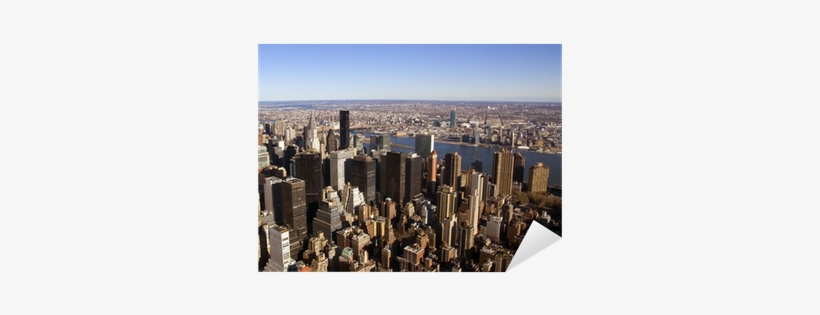 Aerial View Of New York City From The Empire States - New York City, transparent png #4172017