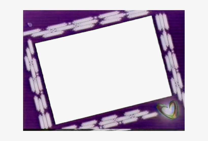Gma 7 Sponsor Template Purple 2002 - Picture Frame, transparent png #4172496