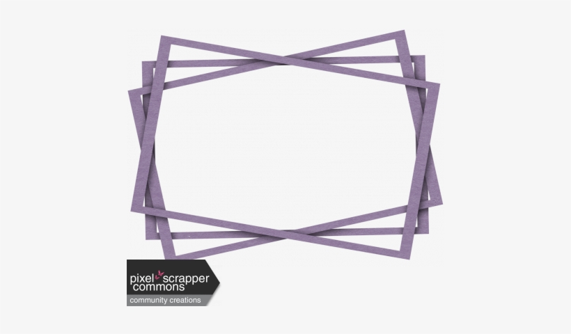 I Love Purple Frame - Digital Scrapbooking, transparent png #4172529