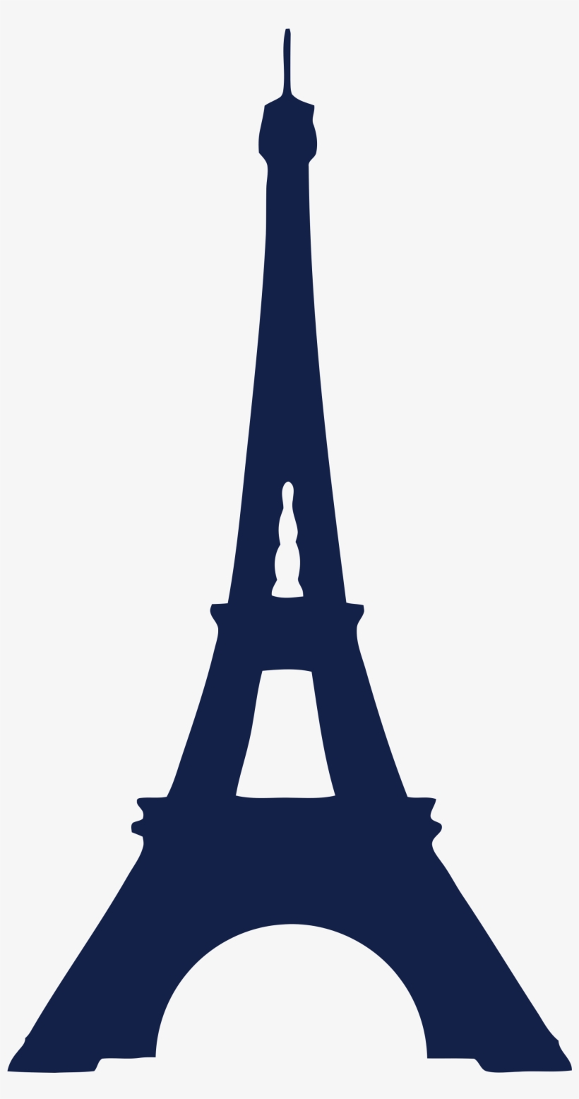 Open - Eiffel Tower Silhouette, transparent png #4172859