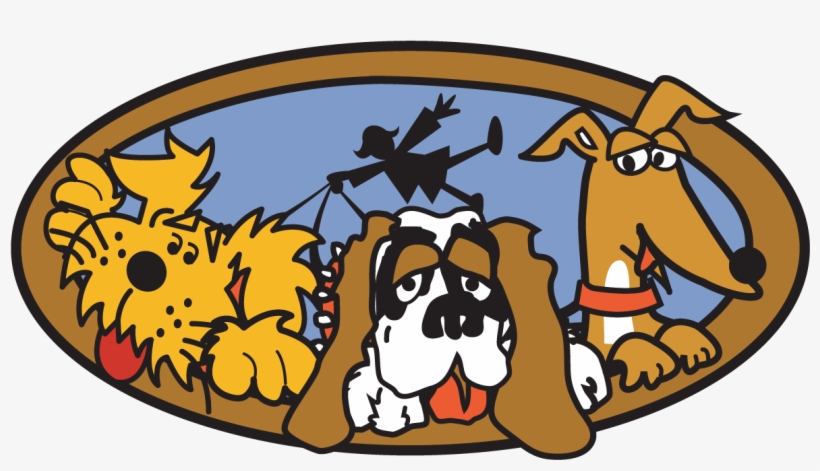 Bones Clipart Pet - Official Dog Walker Oval Sticker, transparent png #4172885