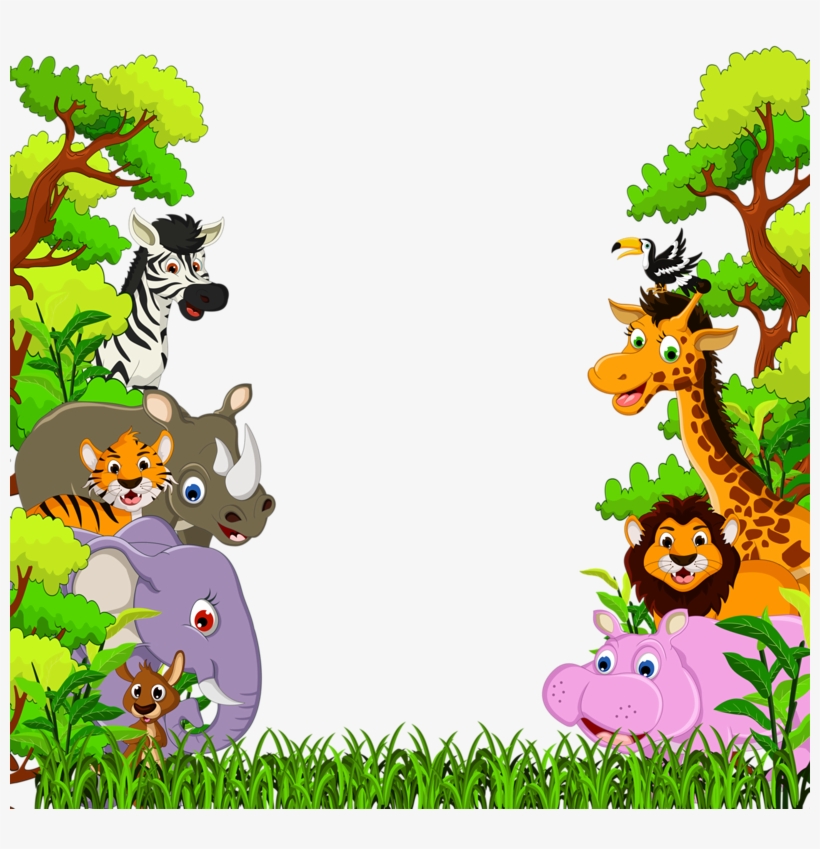 Фотки Cartoon Jungle Animals, Baby Cartoon, Safari - Jungle Animals Clipart, transparent png #4172994