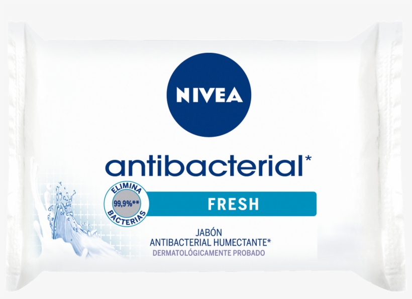 Foto Jabon Antibacterial Fresh 85gr Nivea Paq De - Nivea Creme Soft 750 Ml, transparent png #4173195
