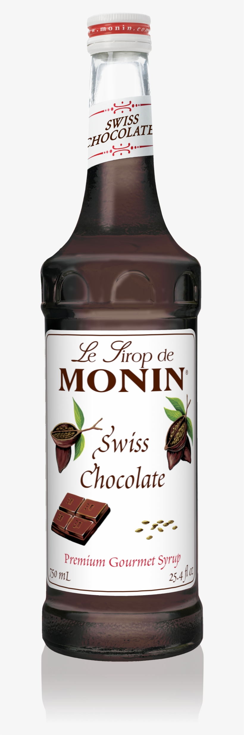 750 Ml Swiss Chocolate Syrup - Monin Violet Syrup, transparent png #4173547