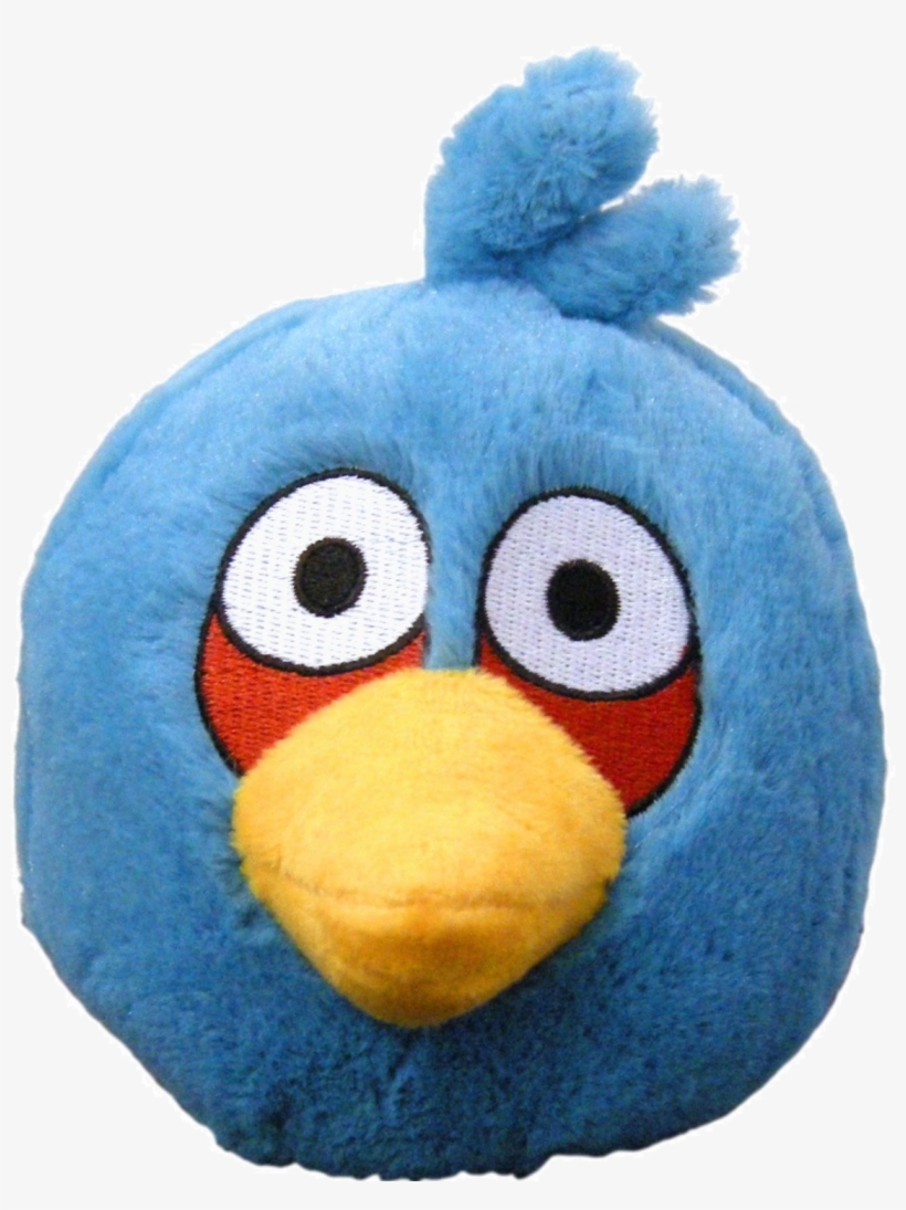 Angry Birds 5 Plush Blue Bird With Sound - Angry Birds Plush Blue, transparent png #4173581