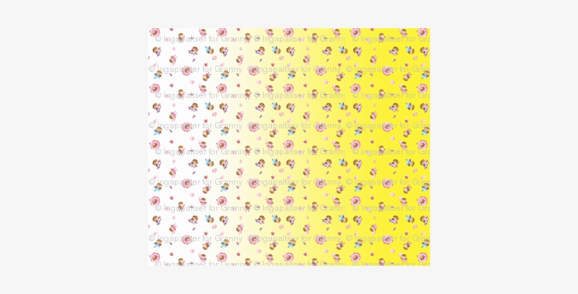 Yellow Gradient Cute Owls With Sweets Feel A Yard Quilt - Visual Arts, transparent png #4173661