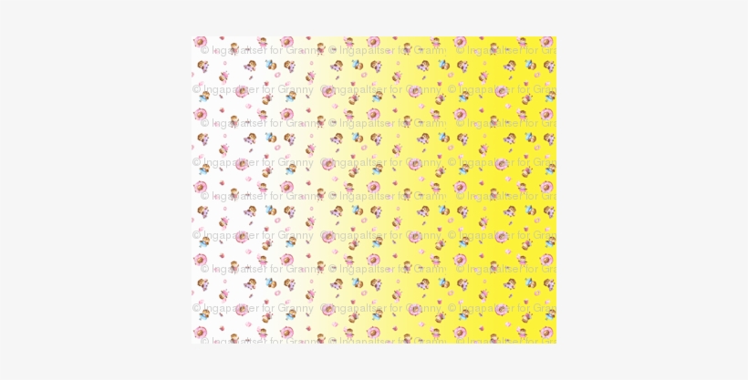 Yellow Gradient Cute Owls With Sweets Feel A Yard Quilt - Visual Arts, transparent png #4173661