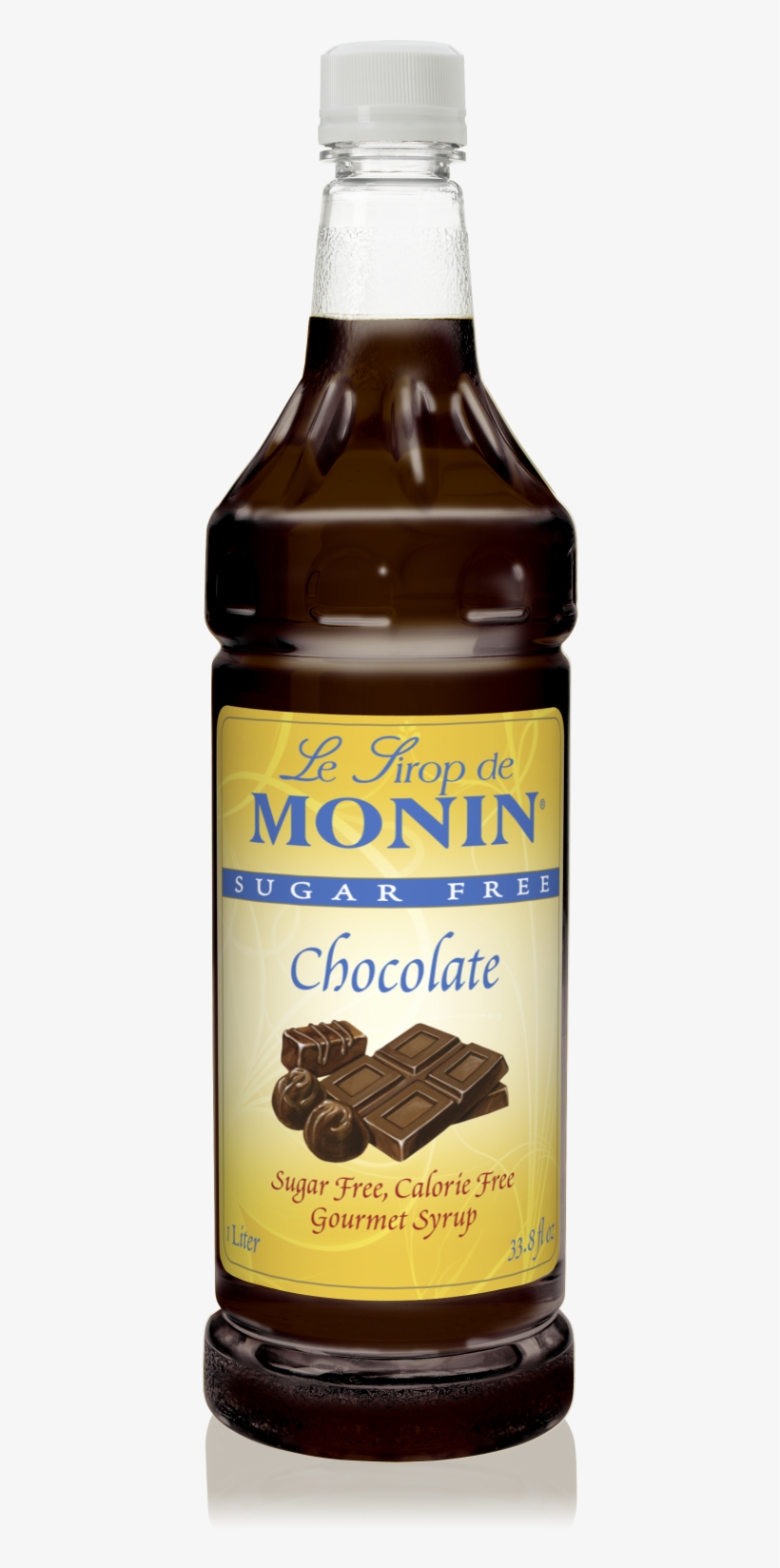 1l Sugar Free Chocolate Syrup - Monin Raspberry Flavor Syrup - 1 Liter, transparent png #4173719