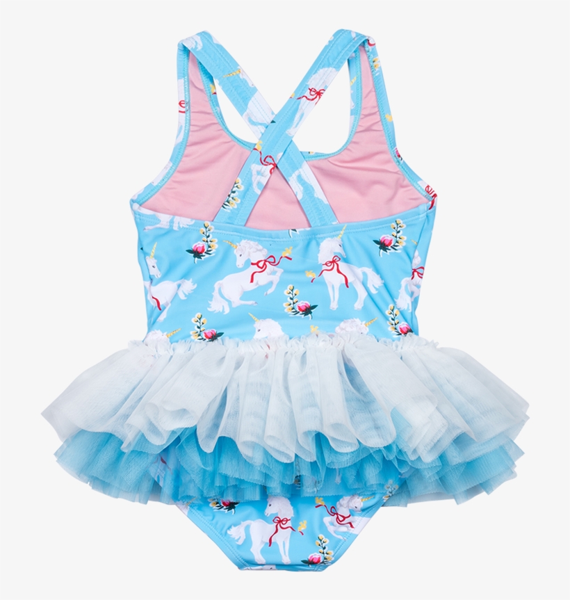 Rock Your Baby Unicorn Swimsuit - Unicorn Swimsuit, transparent png #4174408
