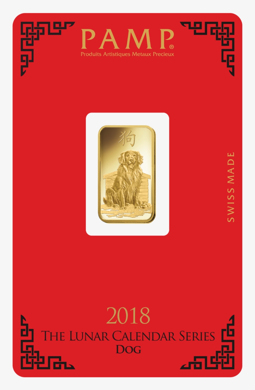 Pamp Lunar Dog 5gm - Pamp Horse Gold Bar, transparent png #4174434