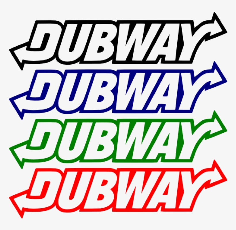 Dubway Single Color Decal - $50 Subway Gift Card, transparent png #4174596