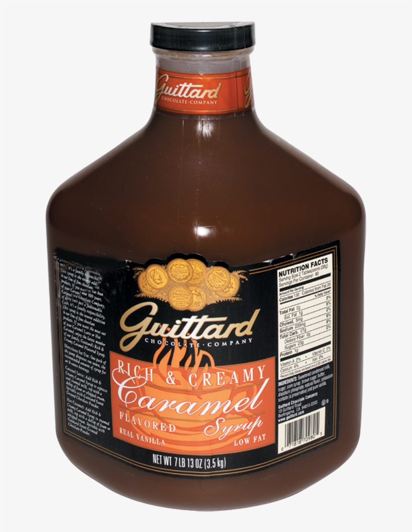Guittard Caramel Syrup - Guittard 04400 96 Oz Caramel Syrup, transparent png #4174864