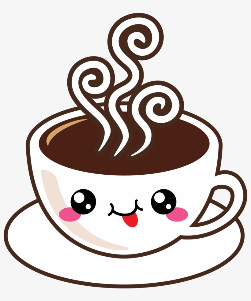 Cute Americano With Steam - Cute Latte Png, transparent png #4174967