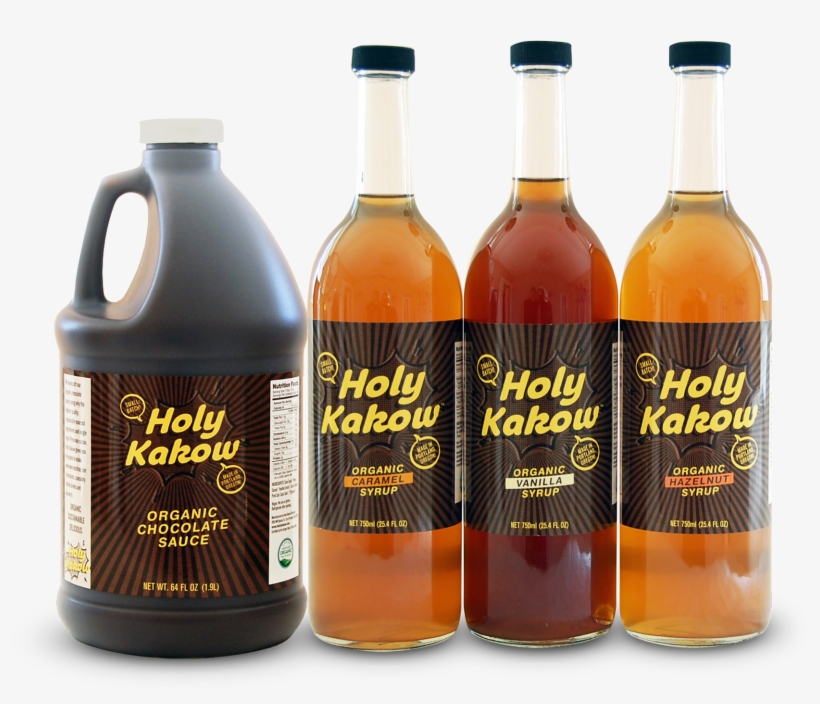 Holy Kakow Rapture Organic Chocolate Syrup - 2 Pack, transparent png #4175104