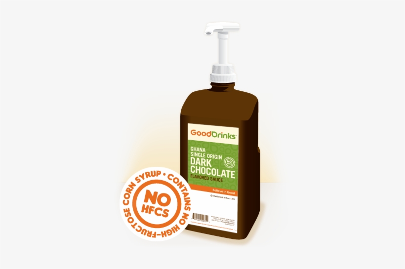 Ghana Single Origin Dark Chocolate Sauce - Gooddrinks Chocolate Sauce, transparent png #4175147