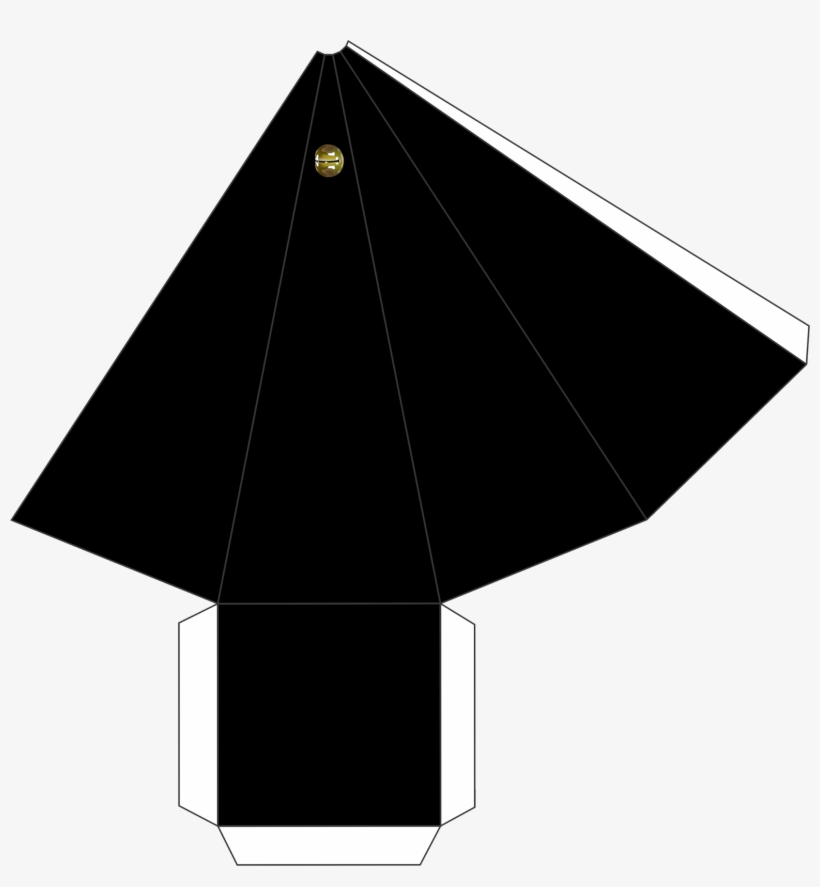 Passatempo Da Ana - Molde Caixa Piramide Png, transparent png #4175502