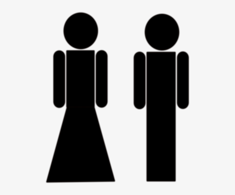 Download Male And Female Toilet Signs Clipart Toilet - Men Women In Png, transparent png #4175595