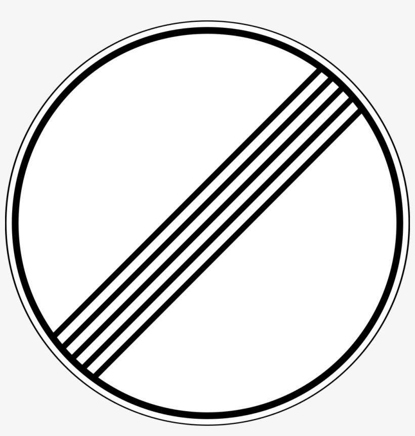 31 Russian Road Sign - Europe No Passing Sign, transparent png #4176332