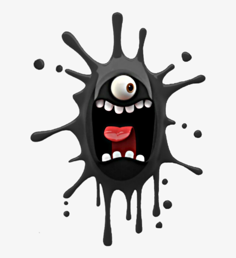 Scared Cute Mouth Emotions Gray Schalloween - Wc-sitz Diaqua Nice Splash, Mit Absenkautomatik, transparent png #4176673
