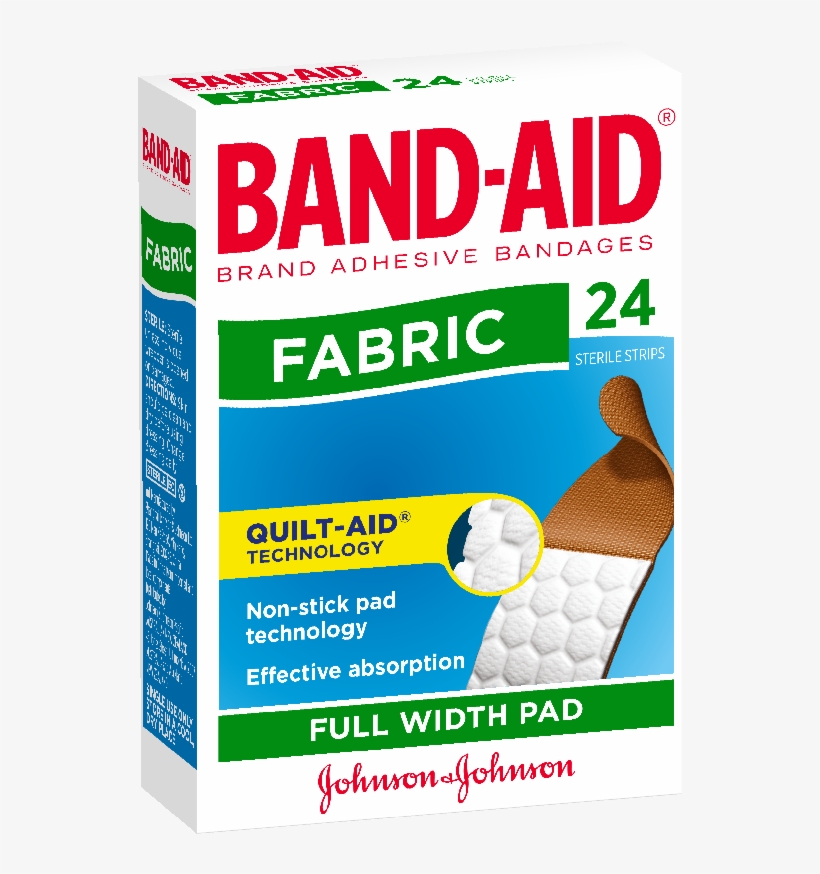 Ba Fabric Strip 24 - Band Aid Tough Strips, transparent png #4177113