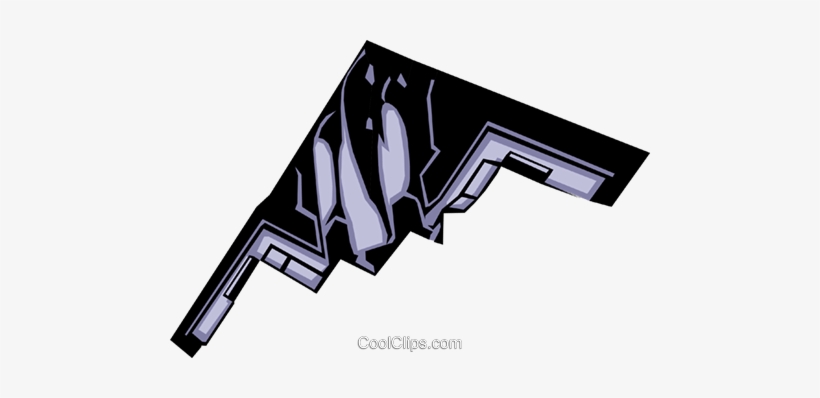 Stealth Bomber Royalty Free Vector Clip Art Illustration - Stealth Vector Png, transparent png #4178486