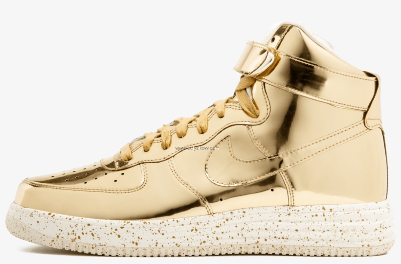 Business Nike Lunar Force 1 Hi Sp Liquid Gold - Nike Lunar Force 1 Hi Sp 12 Shoes Metallic Gold / Sl, transparent png #4179050
