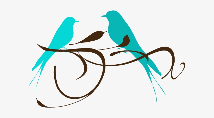 Teal Love Birds Clipart Clipart Panda Free Clipart - Teal Love Birds Clipart, transparent png #4179051