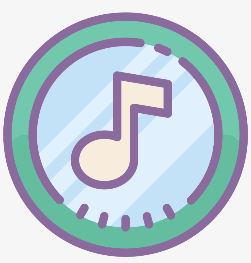 The Icon Is A Classic Musical Notation That One Would - Peace And Love, transparent png #4179157