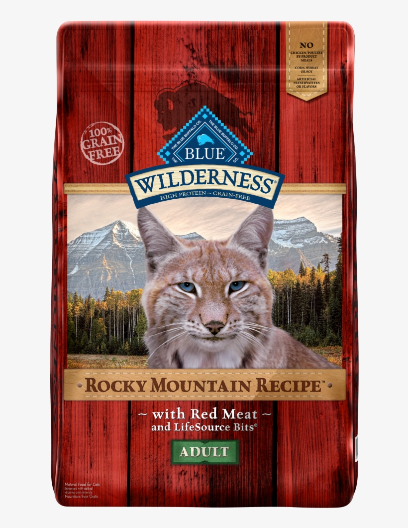 Blue Buffalo Wilderness Rocky Mountain Recipe Adult - Blue Wilderness Adult Grain-free Chicken Dry Cat Food, transparent png #4179187