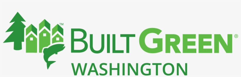 Built Green Washington Logo - Built Green, transparent png #4179340