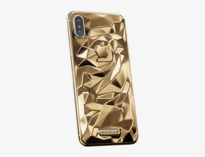 For The Version With 64 Gb Of Internal Memory - Caviar Classic Liquid Gold Iphone, transparent png #4179543