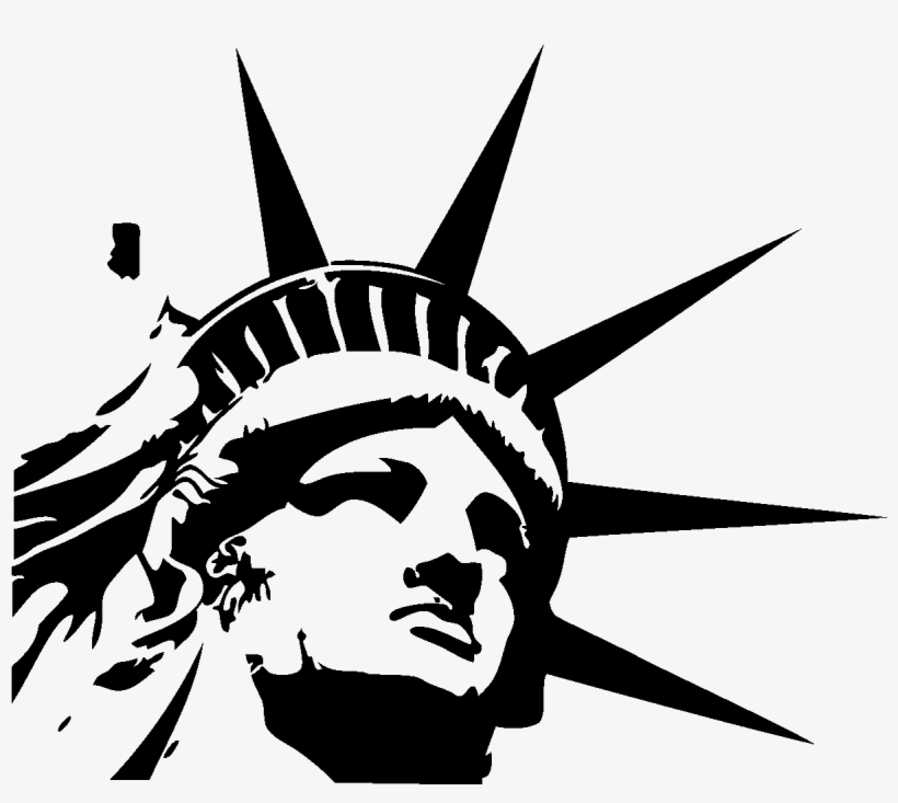 Statue Of Liberty Clipart Head - Statue Of Liberty Print, transparent png #4179569