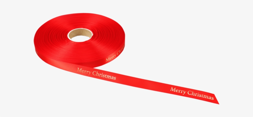 Lovly® Ribbon, 15mm, 100m, Merry Christmas, Red/gold - Christmas Day, transparent png #4180043