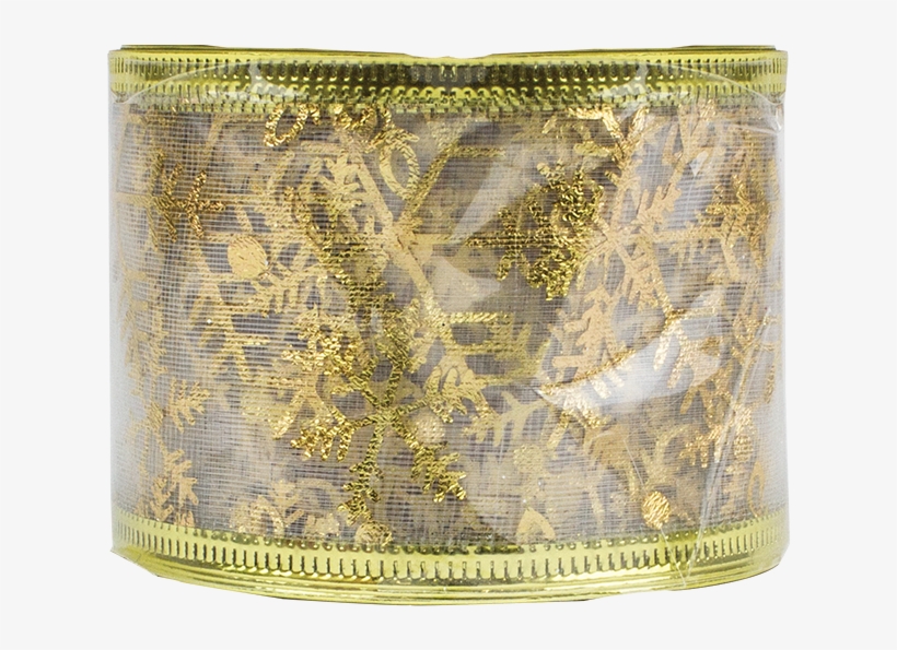 Gold Christmas Wired Ribbon - Wallet, transparent png #4180073
