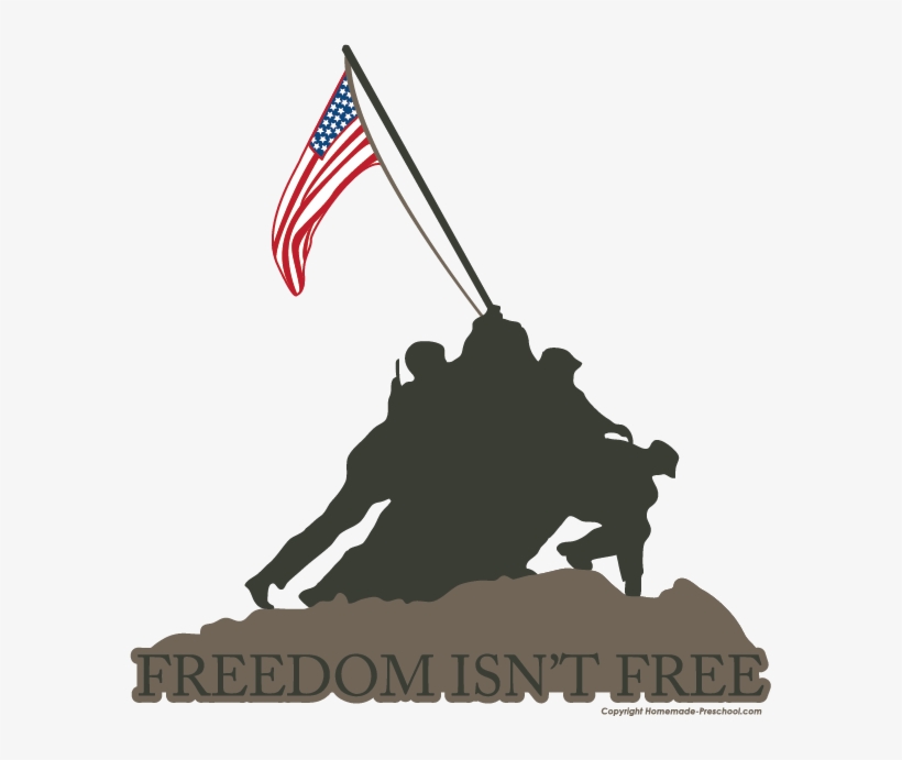 Statue Clipart Freedom - Iwo Jima Memorial, transparent png #4180100