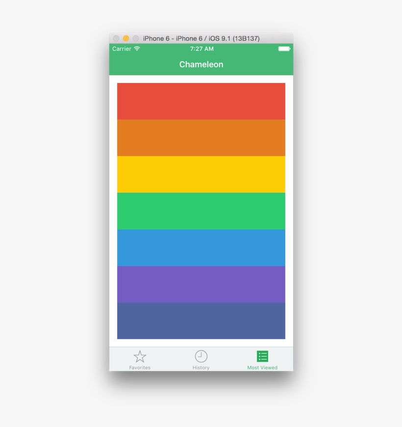 Rainbow Colors With Chameleon - Rainbow, transparent png #4180267