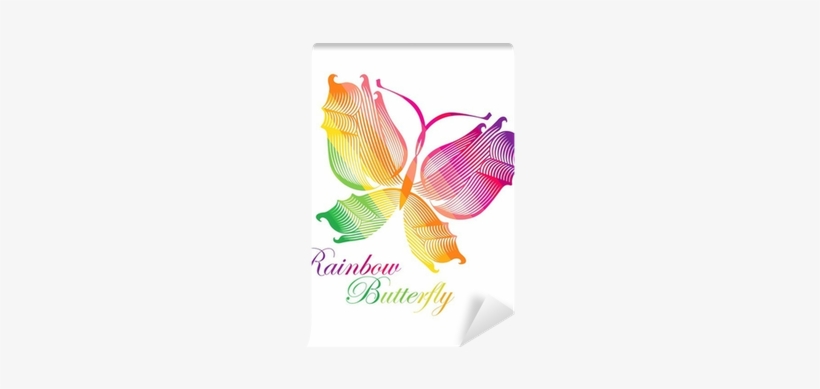 Symbol Butterfly Rainbow Colors - Istock, transparent png #4180416